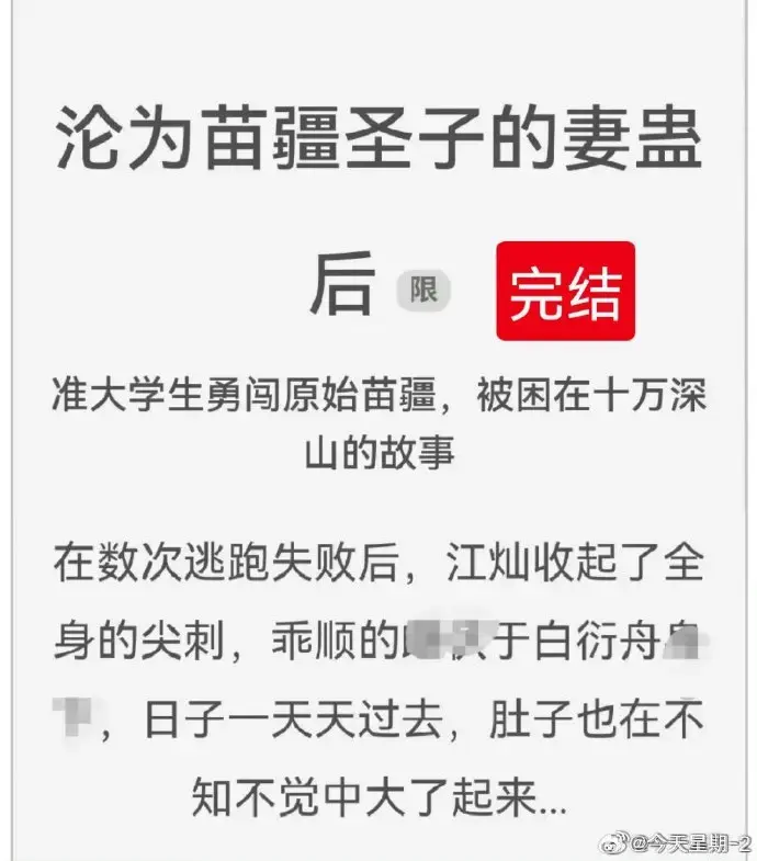 沦为苗疆圣子的妻蛊后全文在线阅读_沦为苗疆圣子的妻蛊后txt全集免费下载_狐狸雨完结版小说资源